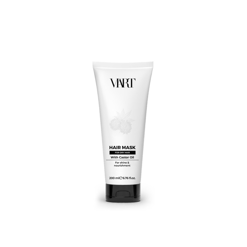 vr_00000059_viart_mask_with_castor_for_dry_hair_200ml.jpg VIART SMOOTH Hair Mask with Castor Oil – For Dry Hair - Image 1